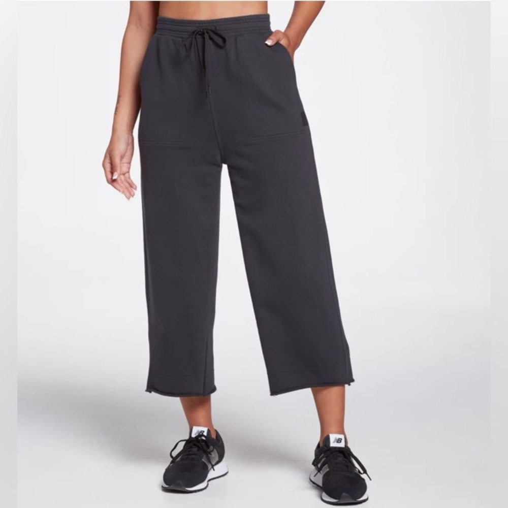 NWT CALIA Women's Journey Wide Leg Crop Sweatpants